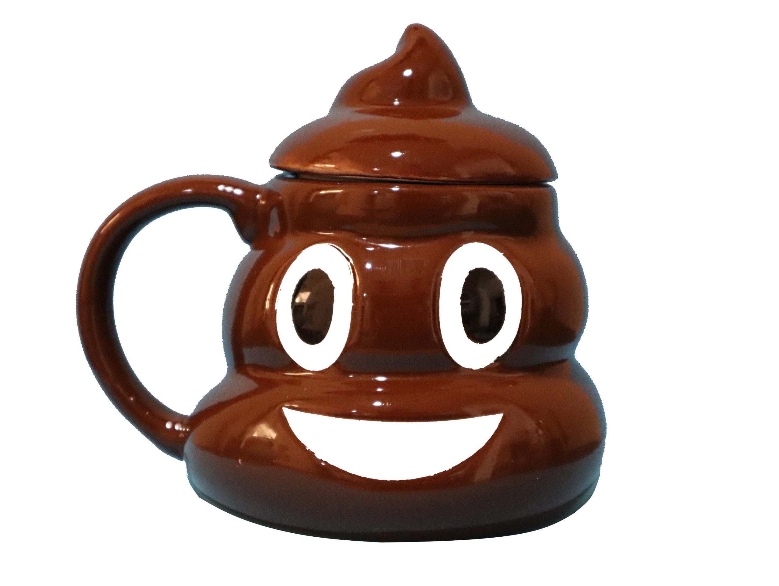 Emoji Poop Shaped Coffee Mug 20 Oz Ceramic Coffee Mug With Lid 8