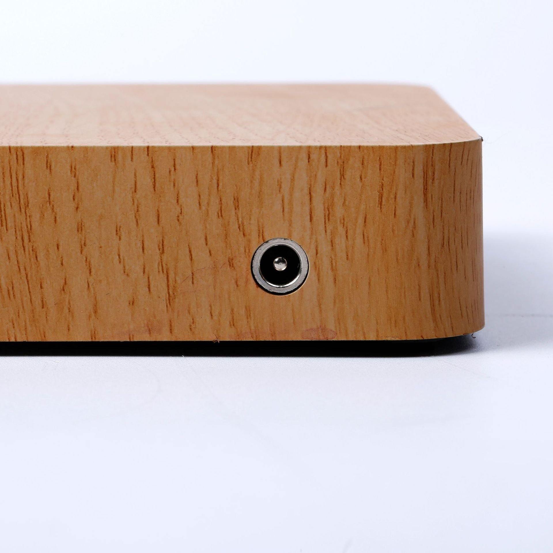 Levitating Moon Lamp 6 Floating Moon Lamp With Wooden Color Base 3d Printed Moonlight Globe Lamp With 3 Color Modes 2