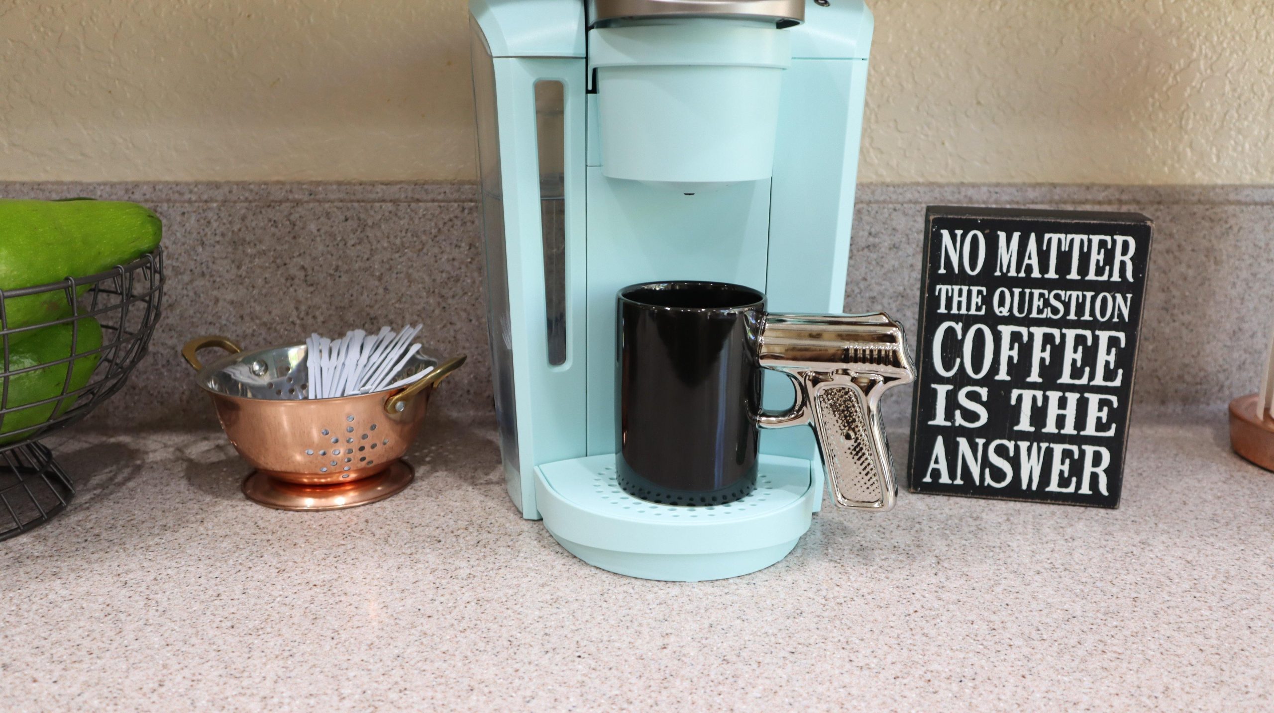 Pistol Coffee Mug 12 Oz Ceramic Coffee Mug 25