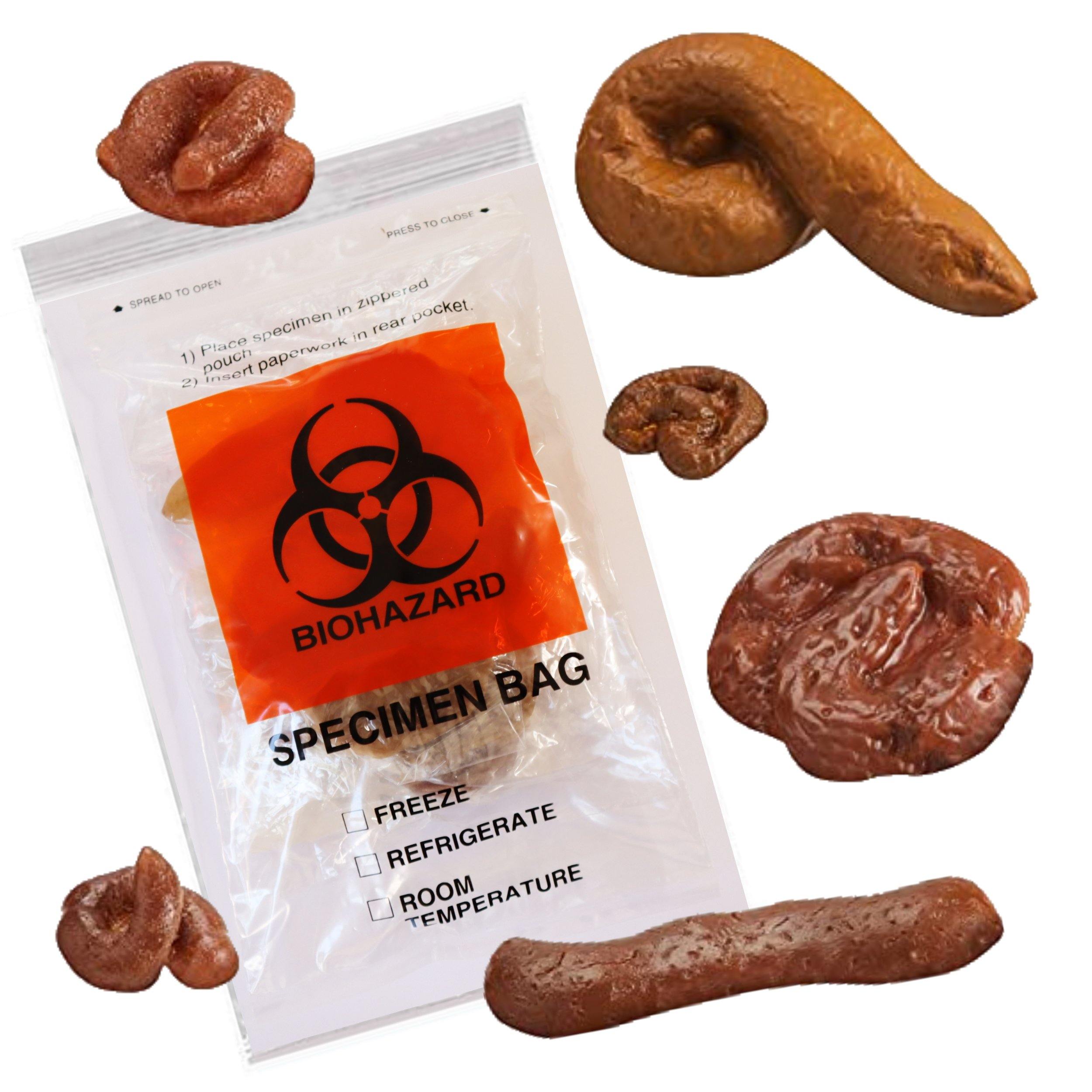 The Specimen Bag Of Shit 5 Sticky 1 Floating Real Looking Fake Poops 7